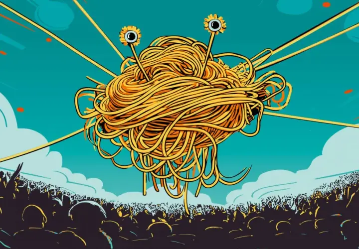 Latający Potwór Spaghetti: Parodia, ruch społeczny i walka o wolność